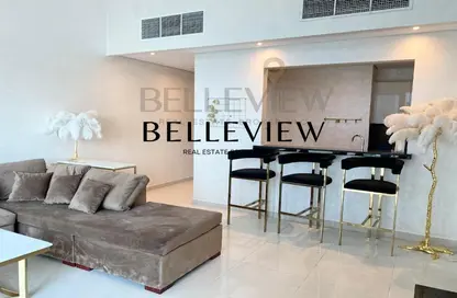 شقة - غرفة نوم - 2 حمامات للايجار في B برج سيلفرين - سيلفيرين - دبي مارينا - دبي