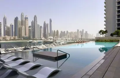 Apartment - 1 Bedroom - 1 Bathroom for rent in Palace Beach Residence - EMAAR Beachfront - Dubai Harbour - Dubai