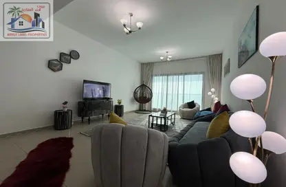 Apartment - 4 Bedrooms - 4 Bathrooms for rent in Corniche Tower - Ajman Corniche Road - Ajman