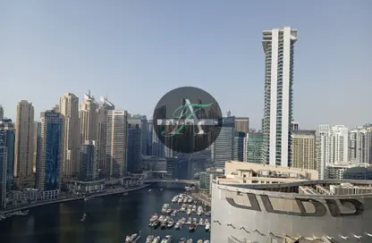 Apartment - 4 Bedrooms - 5 Bathrooms for rent in Zumurud Tower - Dubai Marina - Dubai