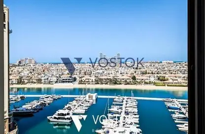 Apartment - 3 Bedrooms - 5 Bathrooms for rent in Marina Residences 6 - Marina Residences - Palm Jumeirah - Dubai