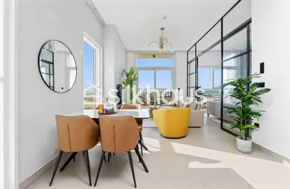 Living / Dining Room image for: Apartment - 2 Bedrooms - 1 Bathroom for rent in Collective - Dubai Hills Estate - Dubai, Image 1
