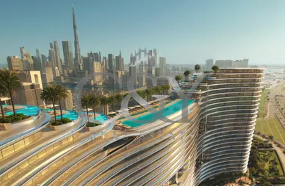Apartment - Studio - 1 Bathroom for sale in Binghatti Aquarise - Business Bay - Dubai