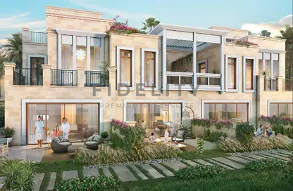 Outdoor House image for: Townhouse - 5 Bedrooms - 5 Bathrooms for sale in Malta - Damac Lagoons - Dubai, Image 1
