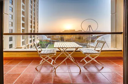 Apartment - Studio - 1 Bathroom for rent in Rimal 3 - Rimal - Jumeirah Beach Residence - Dubai