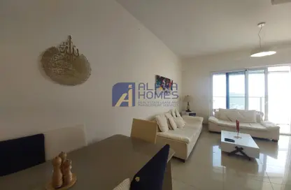 Living / Dining Room image for: Apartment - 2 Bedrooms - 3 Bathrooms for rent in Marina Bay - City Of Lights - Al Reem Island - Abu Dhabi, Image 1