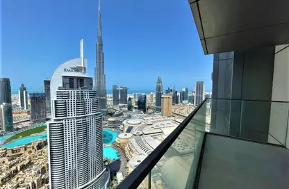 Apartment - 3 Bedrooms - 3 Bathrooms for rent in Boulevard Point - Downtown Dubai - Dubai
