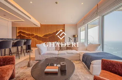 Apartment - 3 Bedrooms - 5 Bathrooms for rent in 1 JBR - Jumeirah Beach Residence - Dubai
