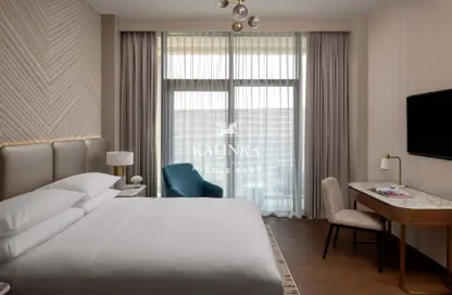 النزل و الشقق الفندقية - غرفة نوم - 2 حمامات للايجار في الخليج التجاري - دبي