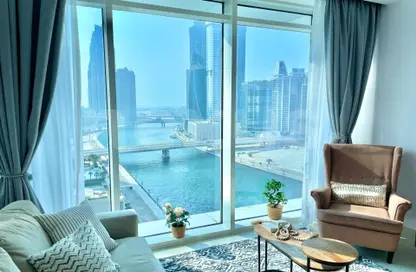 Apartment - 1 Bathroom for rent in West Wharf - Business Bay - Dubai