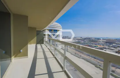 Balcony image for: Apartment - 1 Bedroom - 2 Bathrooms for rent in Ajwan Towers - Saadiyat Cultural District - Saadiyat Island - Abu Dhabi, Image 1