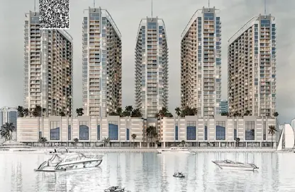 Apartment - 2 Bedrooms - 3 Bathrooms for sale in Ajman Creek Towers - Al Rashidiya 1 - Al Rashidiya - Ajman
