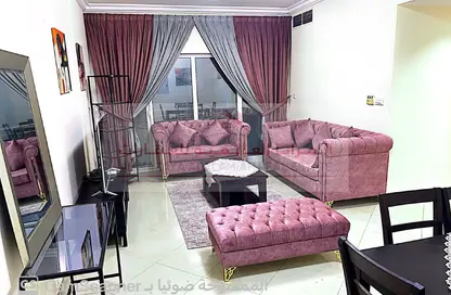 Apartment - 1 Bedroom - 2 Bathrooms for rent in Al Taawoon Tower 2 - Al Taawoon Towers - Al Khan - Sharjah