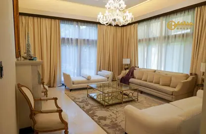 Living Room image for: Villa - 6 Bedrooms for rent in Desert Leaf 2 - Desert Leaf - Al Barari - Dubai, Image 1