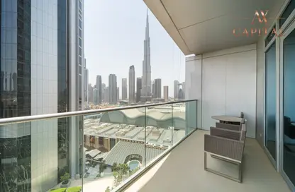 Balcony image for: Apartment - 2 Bedrooms - 3 Bathrooms for sale in The Address Residence Fountain Views 1 - The Address Residence Fountain Views - Downtown Dubai - Dubai, Image 1