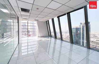 Office Space - Studio - 2 Bathrooms for rent in The Prism - Business Bay - Dubai