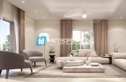 Living Room image for: Villa - 4 Bedrooms - 5 Bathrooms for sale in Fay Alreeman - Al Shamkha - Abu Dhabi, Image 1