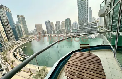 شقة - غرفة نوم - 1 حمام للايجار في برج ذا بوينت - دبي مارينا - دبي