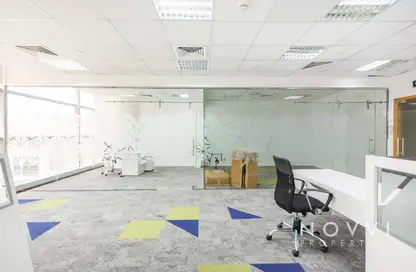 Office Space - Studio - 6 Bathrooms for rent in Shatha Tower - Dubai Media City - Dubai