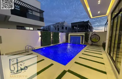 Villa - 5 Bedrooms - 7 Bathrooms for rent in Al Helio 2 - Al Helio - Ajman