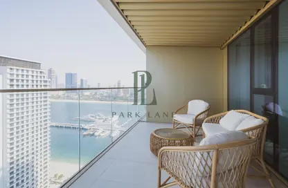 Apartment - 2 Bedrooms - 2 Bathrooms for rent in Grand Bleu Tower 2 - EMAAR Beachfront - Dubai Harbour - Dubai