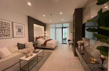 Living Room image for: Apartment - 1 Bathroom for sale in Prime Residency 3 - Al Furjan - Dubai, Image 1