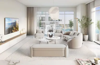 Living Room image for: Apartment - 2 Bedrooms - 2 Bathrooms for sale in Beach Mansion - EMAAR Beachfront - Dubai Harbour - Dubai, Image 1