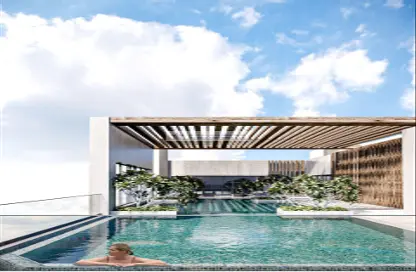 صورة لـ حوض سباحة شقة - غرفة نوم - 2 حمامات للبيع في مدينة دبي الرياضية - دبي ، صورة رقم 1