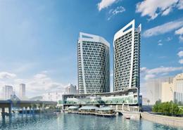 Pool image for: Apartment - 1 bedroom - 2 bathrooms for rent in Water Front Tower A - Waterfront Residential Towers - Tourist Club Area - Abu Dhabi, Image 1