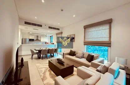 شقة - غرفة نوم - 2 حمامات للايجار في ذا فلاجشيب ثري - السطوة - دبي