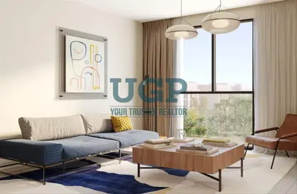Living Room image for: Apartment - 1 Bedroom - 1 Bathroom for sale in Reeman Living - Al Shamkha - Abu Dhabi, Image 1