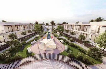 Outdoor Building image for: Townhouse - 2 Bedrooms - 4 Bathrooms for sale in Beach Homes - Falcon Island - Al Hamra Village - Ras Al Khaimah, Image 1