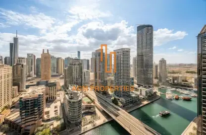 Apartment - 3 Bedrooms - 3 Bathrooms for rent in Marina Wharf 1 - Marina Wharf - Dubai Marina - Dubai
