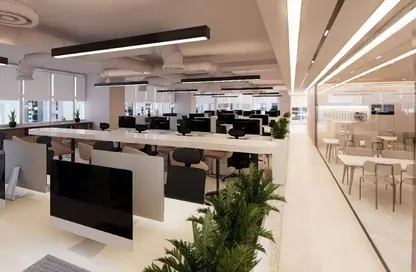 مكتب - استوديو - 2 حمامات للايجار في ذا كورت تاور - الخليج التجاري - دبي