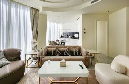 Living Room image for: Apartment - 2 Bedrooms - 3 Bathrooms for sale in The Pad - Business Bay - Dubai, Image 1