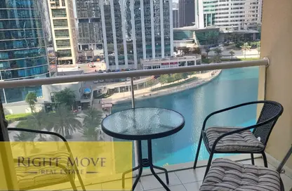Apartment - Studio - 1 Bathroom for rent in Lake View Tower - JLT Cluster B - Jumeirah Lake Towers - Dubai