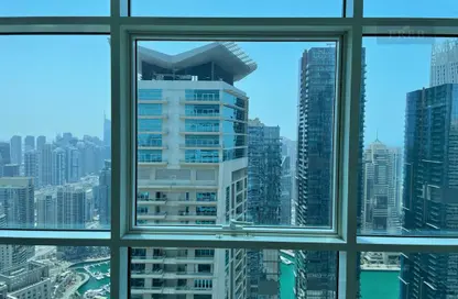 Apartment - 1 Bedroom - 2 Bathrooms for rent in MAG 218 - Dubai Marina - Dubai