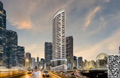 Apartment - 1 Bedroom - 2 Bathrooms for sale in Tower C1 - Ajman Pearl Towers - Ajman Downtown - Ajman