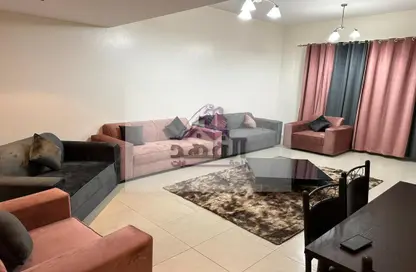 Living / Dining Room image for: Apartment - 2 Bedrooms - 3 Bathrooms for rent in Ajman Twins - Al Nuaimiya - Ajman, Image 1