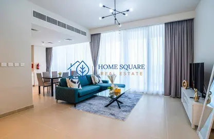 Living / Dining Room image for: Apartment - 2 Bedrooms - 2 Bathrooms for rent in Harbour Gate Tower 1 - Harbour Gate - Dubai Creek Harbour (The Lagoons) - Dubai, Image 1