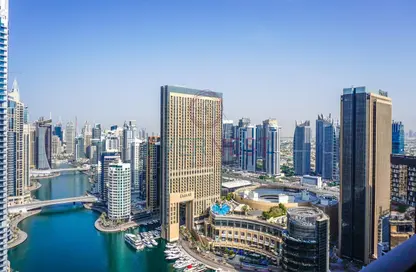 Penthouse - 4 Bedrooms - 5 Bathrooms for rent in Marina Quays West - Marina Quays - Dubai Marina - Dubai