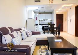 صورةغرفة المعيشة / غرفة الطعام لـ: شقة - 1 غرفة نوم - 2 حمامات للبيع في لايا رزيدنسز - قرية الجميرا سركل - دبي, صورة 1