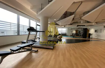 Gym image for: Apartment - 1 Bedroom - 2 Bathrooms for rent in Canal View Building - Al Raha Beach - Abu Dhabi, Image 1