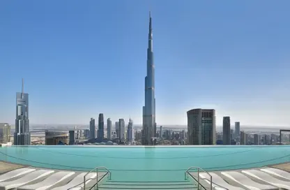 شقة - 3 غرف نوم - 4 حمامات للايجار في فندق العنوان- سكاي فيو 2 - أبراج العنوان سكاي فيو - دبي وسط المدينة - دبي