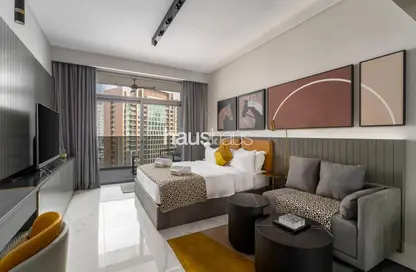 Room / Bedroom image for: Apartment - 1 Bathroom for rent in MAG 318 - Business Bay - Dubai, Image 1