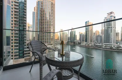 شقة - 2 غرف نوم - 2 حمامات للايجار في ليف ريزيدينس - دبي مارينا - دبي