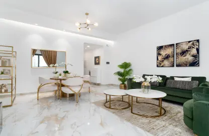 Living / Dining Room image for: Apartment - 1 Bedroom - 2 Bathrooms for sale in Barari Hills Residence - Majan - Dubai, Image 1