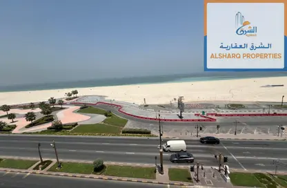Apartment - 2 Bedrooms - 2 Bathrooms for rent in Corniche Tower - Ajman Corniche Road - Ajman