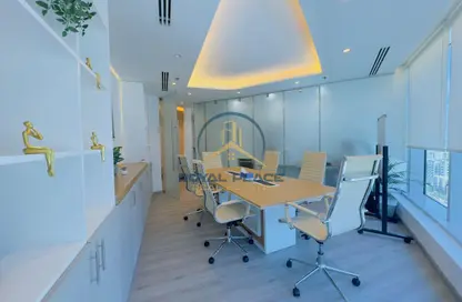 Office Space - Studio - 1 Bathroom for rent in The Prime Tower - Business Bay - Dubai