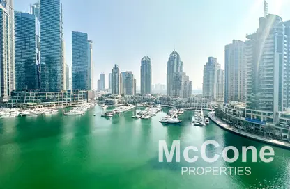 شقة - 3 غرف نوم - 5 حمامات للايجار في برج المارينا - دبي مارينا - دبي